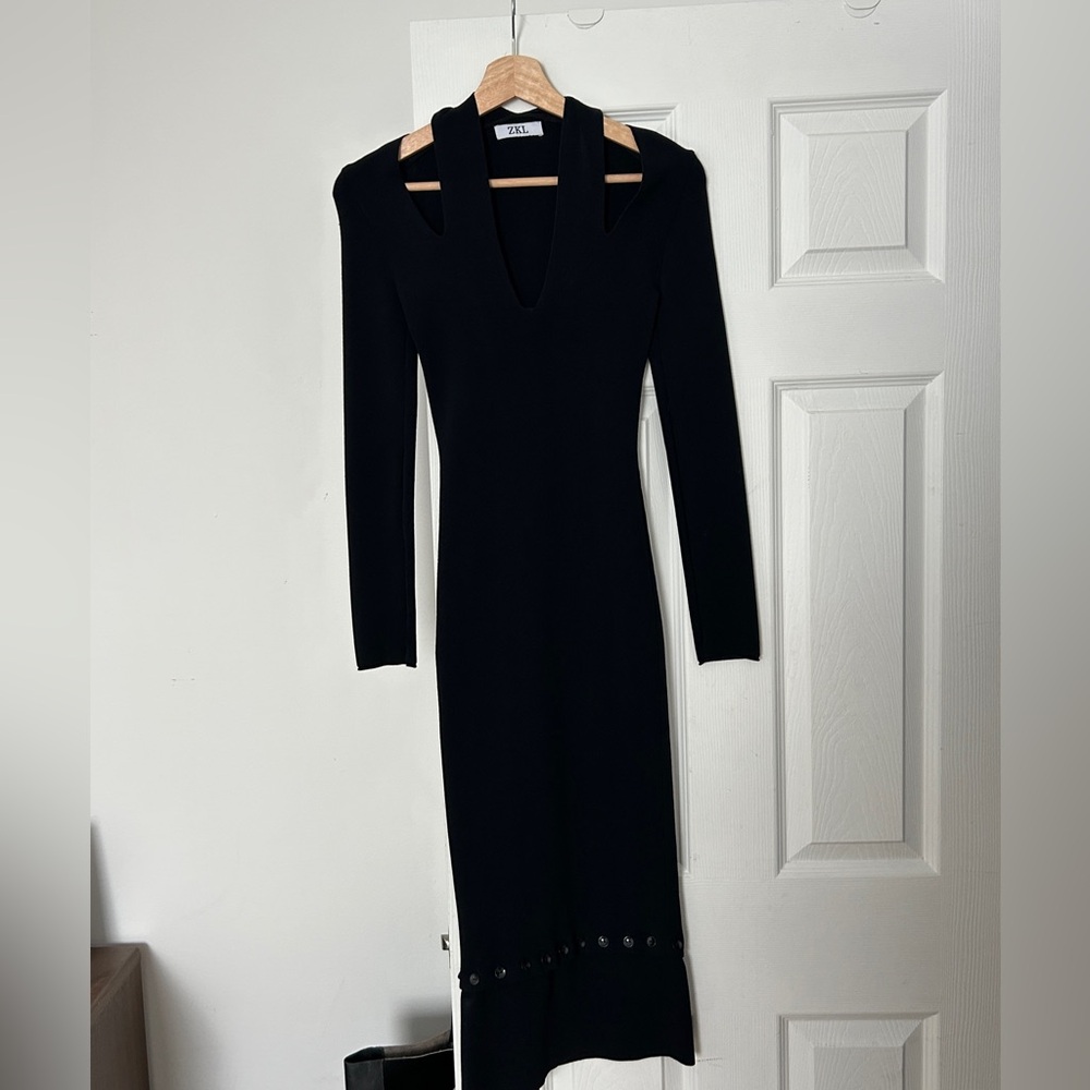 Elegant Black Women's Dress